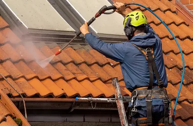 Démoussage et hydrofuge de toiture à Bordères